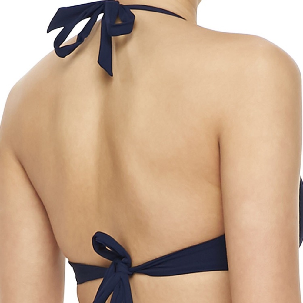 Tory Burch Logo Halter Bikini Top - Picture 2 of 9